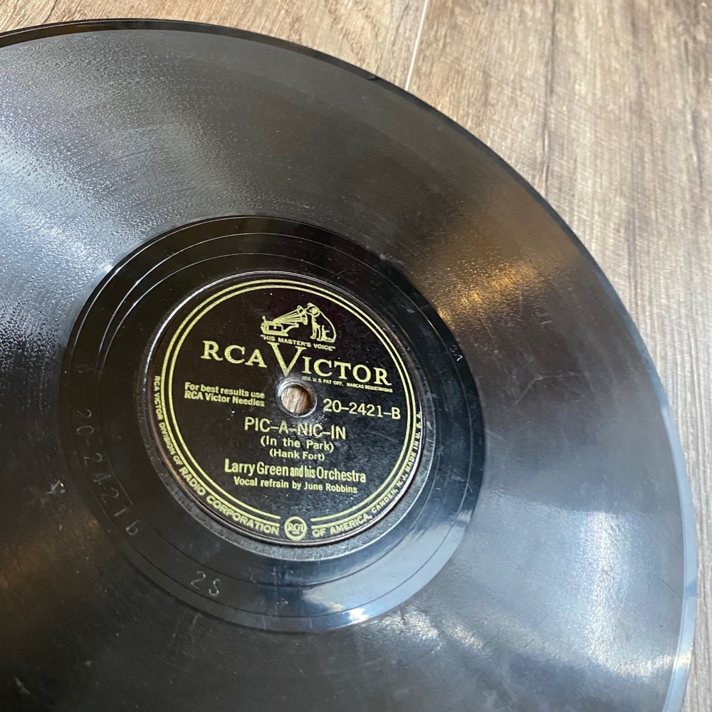 Vintage RCA Victor 78 RPM Records Lot of 3, Shellac Untested, Collectible Music - Picture 5 of 5